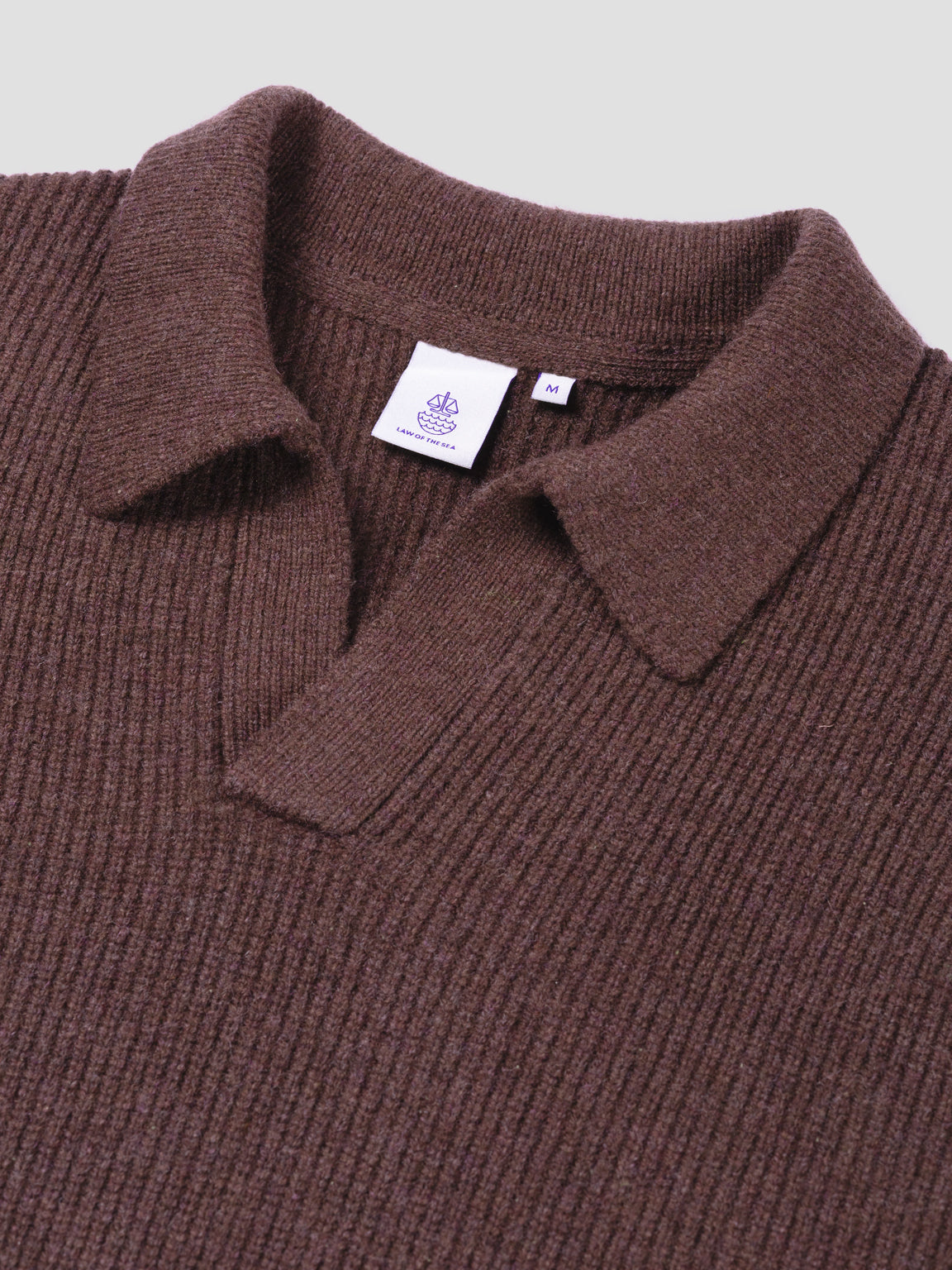 Law of the Sea Ares Knitted Polo – Huckleberry