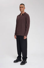 Law of the Sea Ares Knitted Polo – Huckleberry