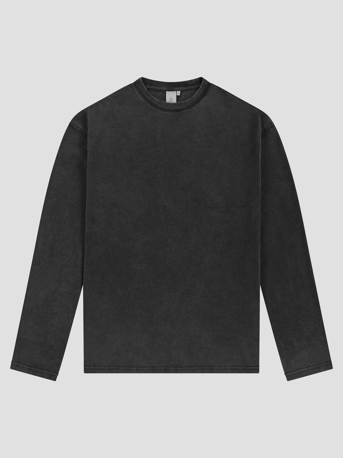 Law of the Sea Thaumas Garment Dyed Longsleeve T-Shirt – Black