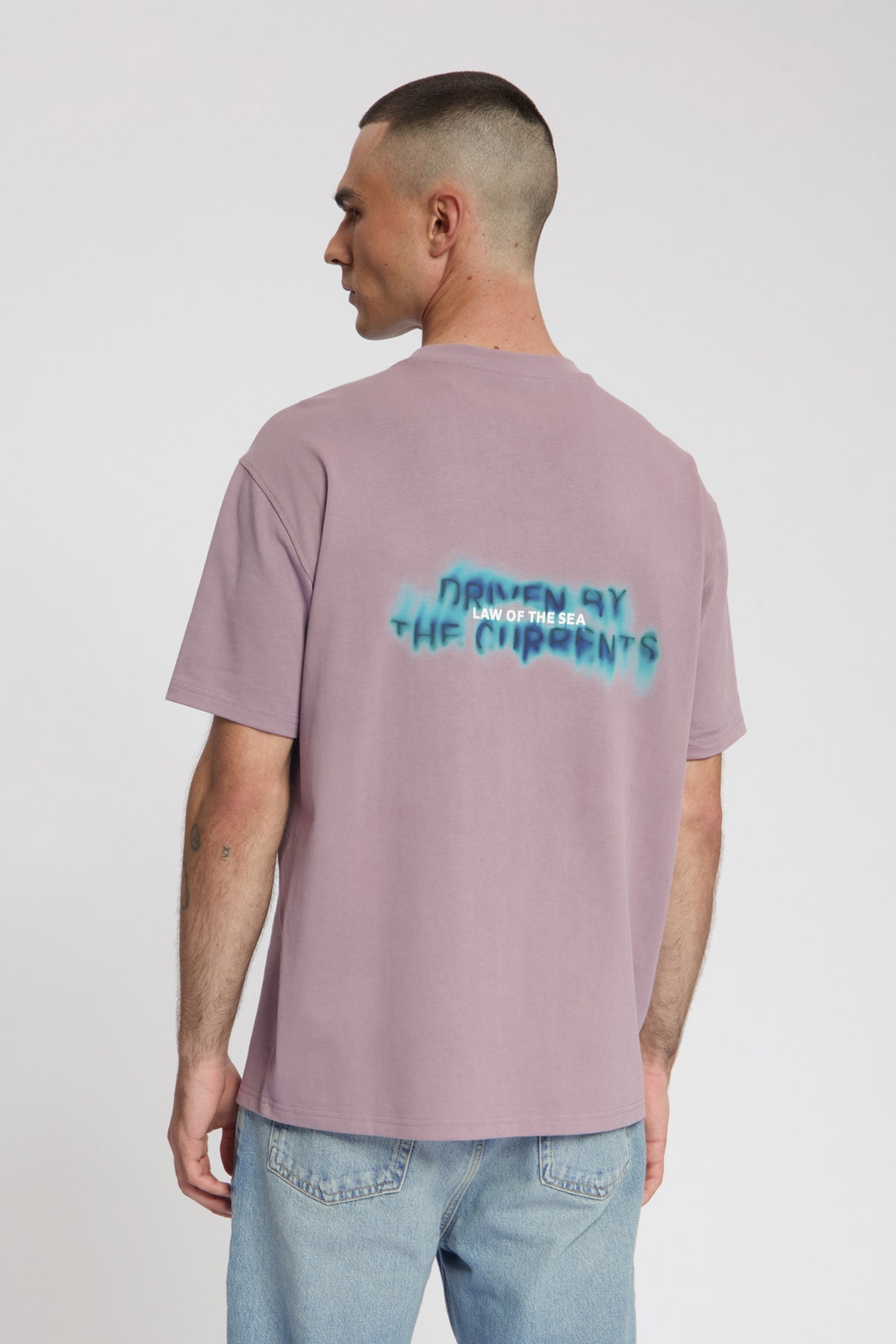 Law of the Sea Dilute Artwork T-Shirt – Elderberry