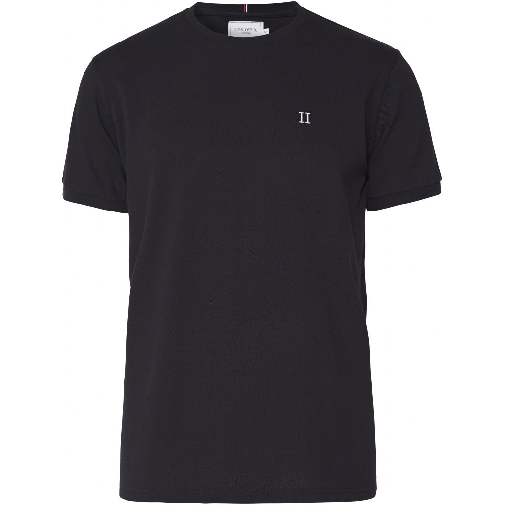 LES DEUX | Piqué T-Shirt - Black