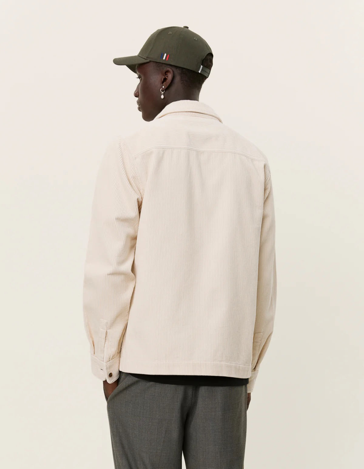 LES DEUX | LAYTON CORDUROY SHIRT - IVORY