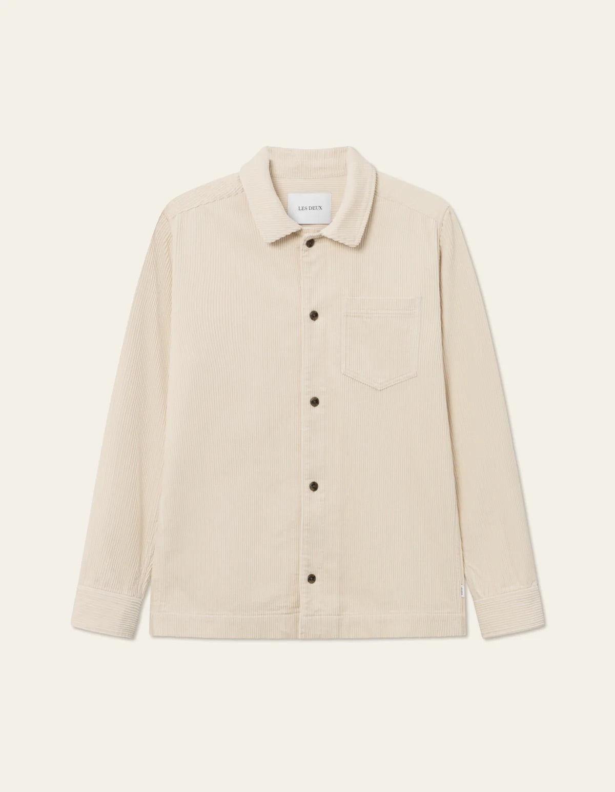 LES DEUX | LAYTON CORDUROY SHIRT - IVORY