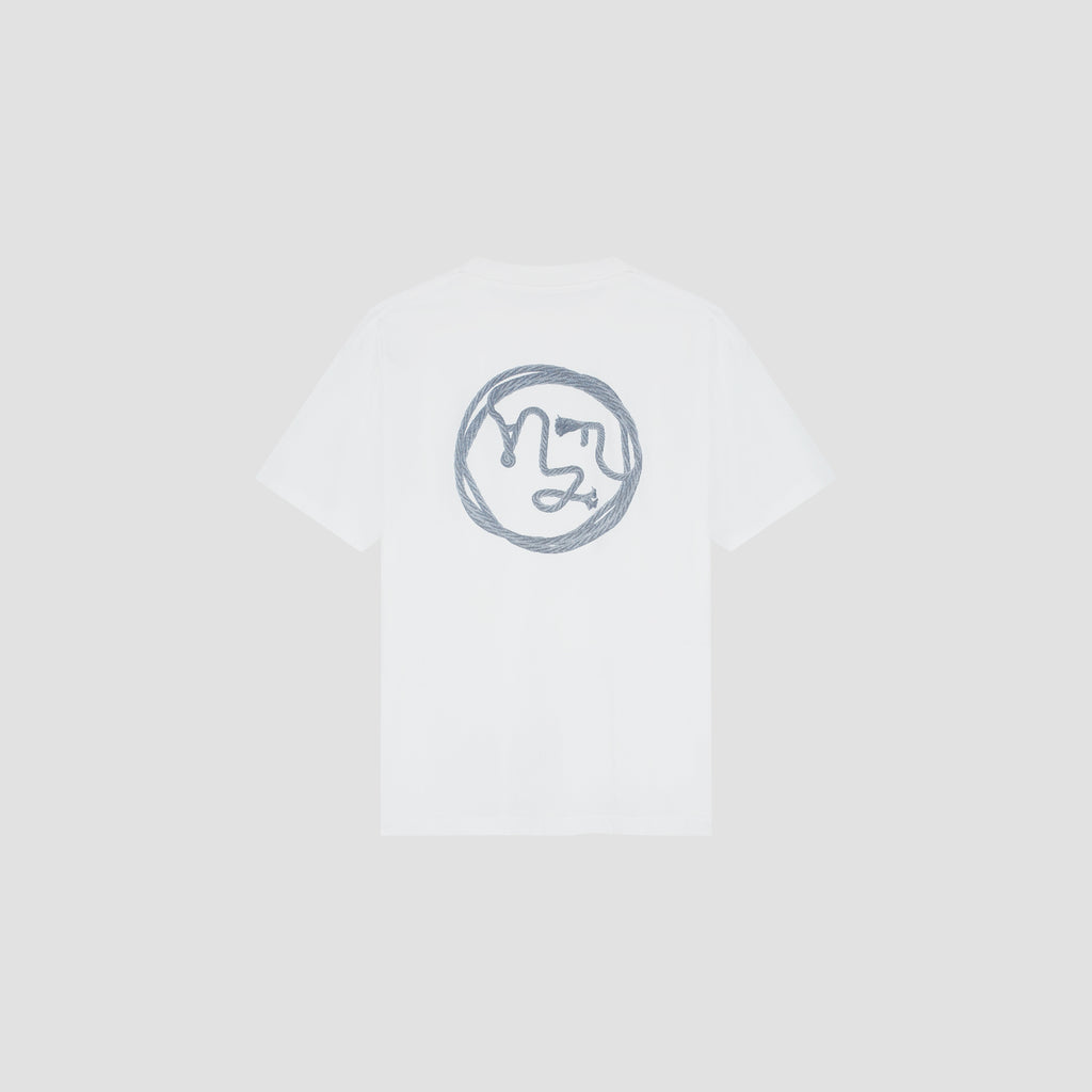 OLAF Lasso Face Tee – Optical White