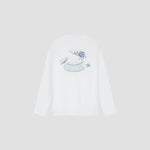 OLAF Broken Plate LS Tee – Optical White