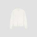 OLAF Waffle Henley LS Tee – Off White