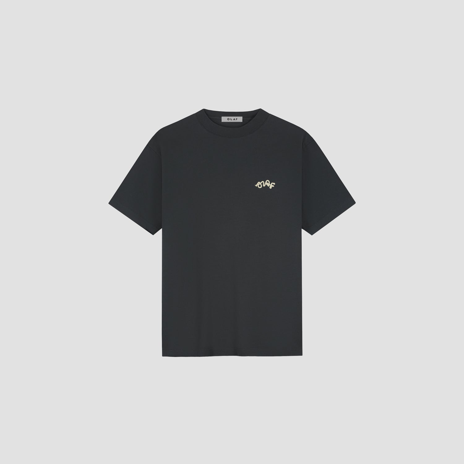 OLAF Lasso Signature Tee – Charcoal