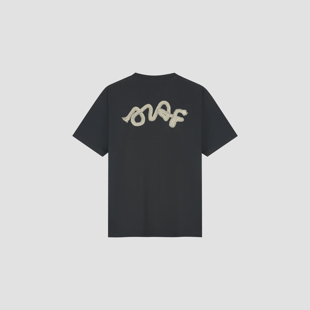 OLAF Lasso Signature Tee – Charcoal