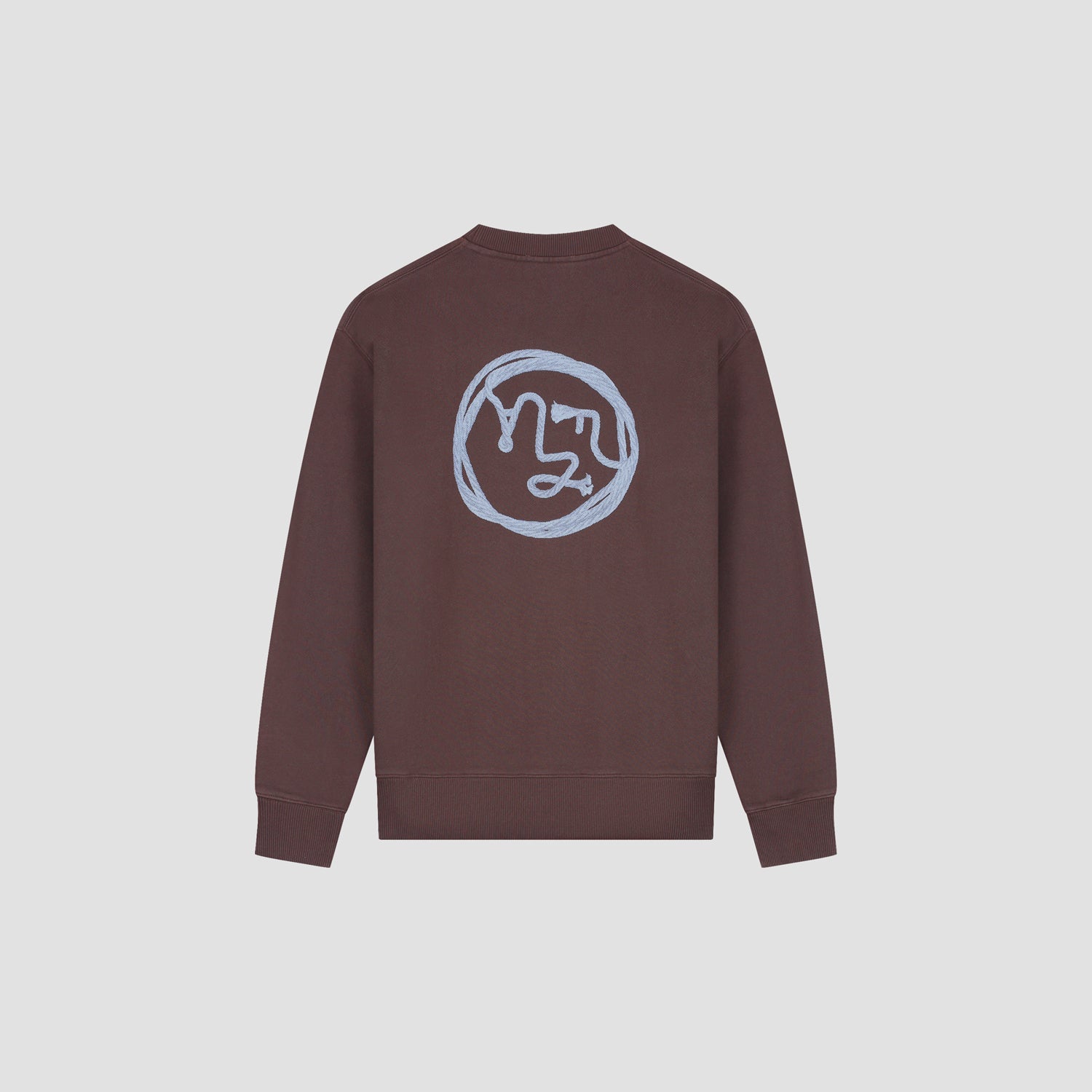 OLAF Lasso Face Crewneck – Chocolate Plum