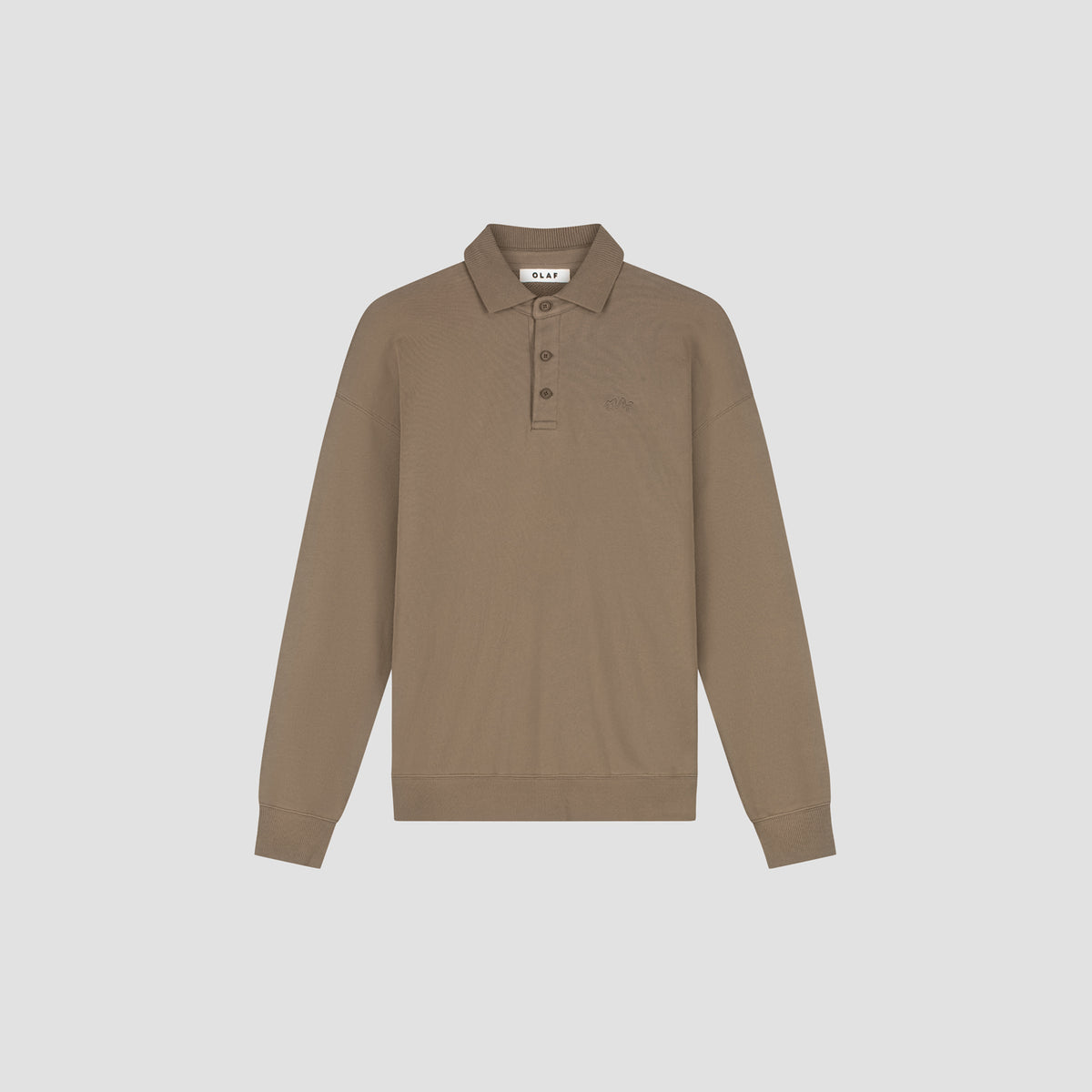 OLAF Signature Oversized Polo – Chocolate Chip