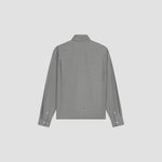 OLAF Wool Boxy Shirt - Grey