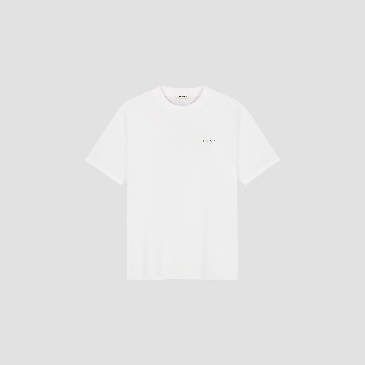 OLAF Doily Face Tee – Optical White – afbeelding 3