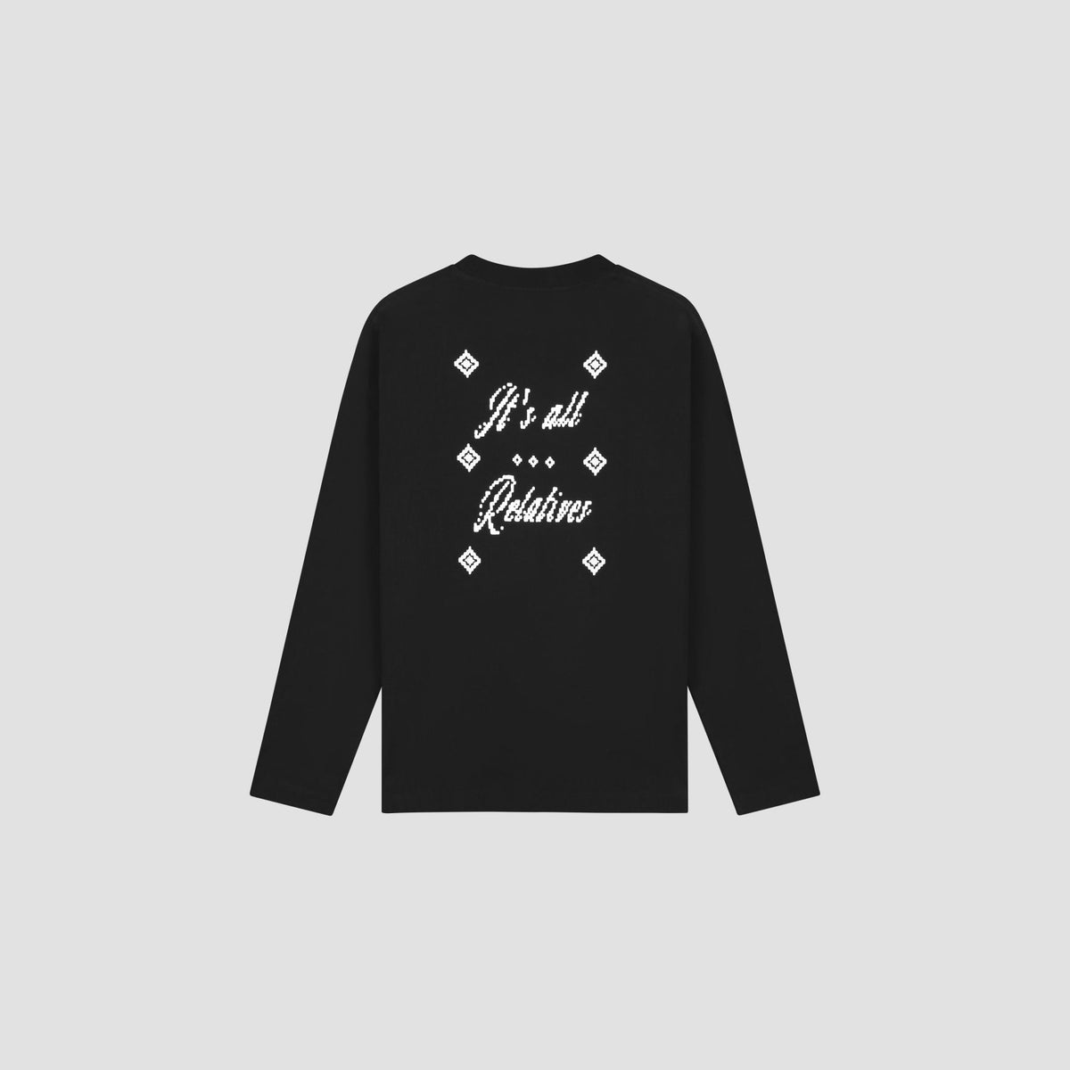 OLAF It's All Relatives LS Tee – Black – afbeelding 4