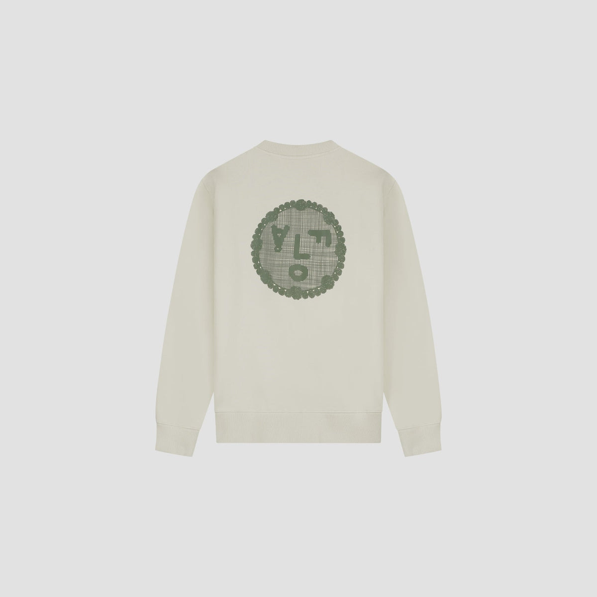 OLAF Doily Face Crewneck – Ancient Scroll – afbeelding 4