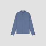 OLAF Double Face Boxy Shirt – Dusty Blue – afbeelding 3