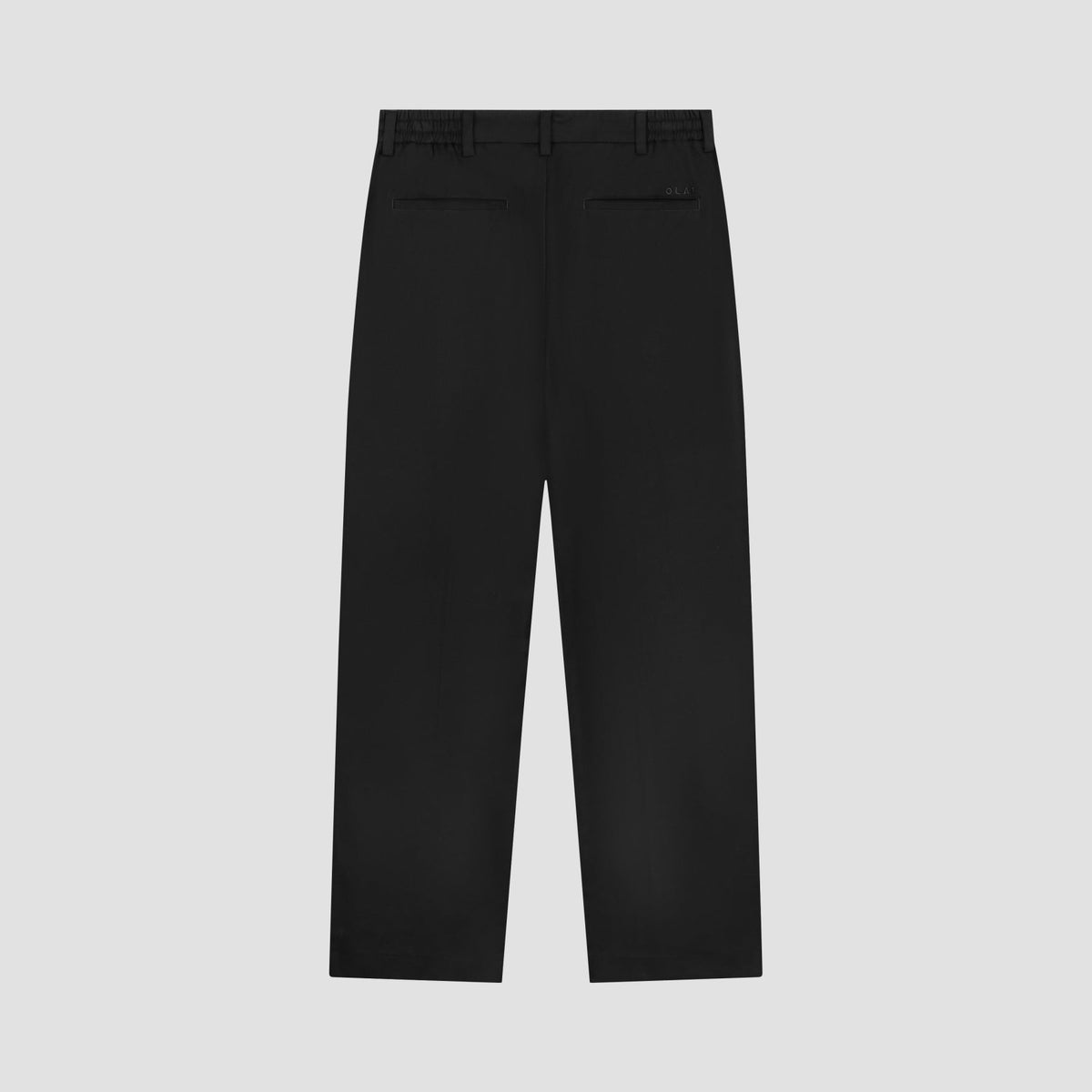 OLAF Regular Pleated Pant – Black – afbeelding 4