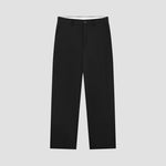 OLAF Wool Barrel Leg Pant – Black – afbeelding 3