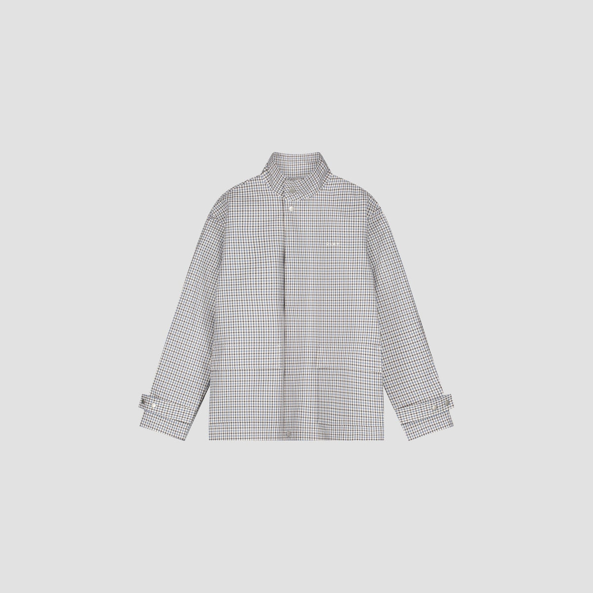 OLAF Oversized Utility Jacket – Bracken / Dusty Blue – afbeelding 3