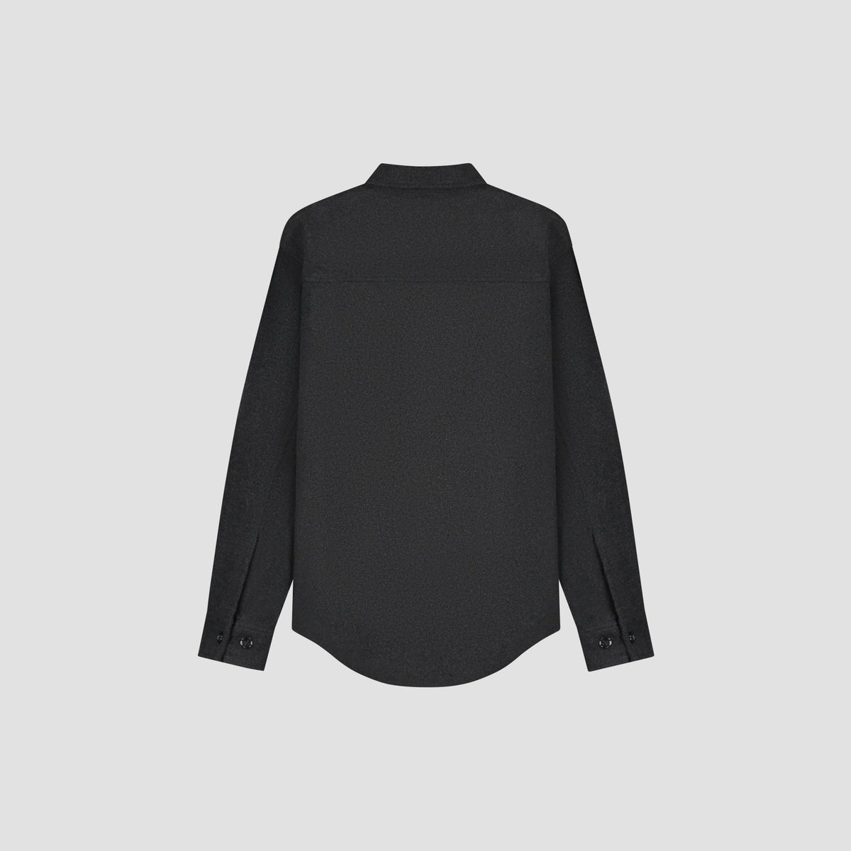 OLAF Double Face Boxy Shirt – Charcoal – afbeelding 4
