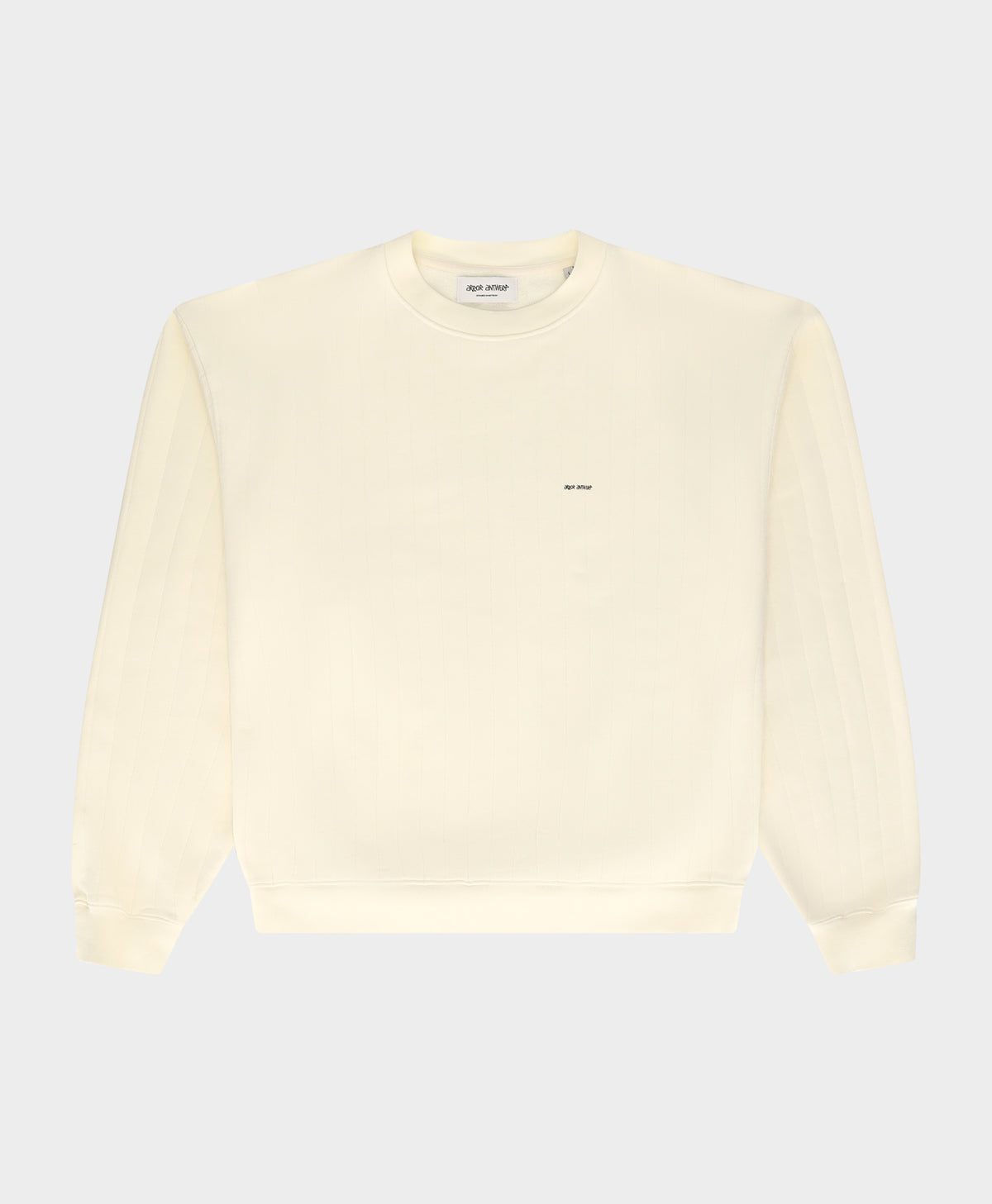 Arbor Antwerp Needle Drop Crewneck – Cream