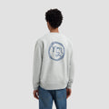 OLAF Lasso Face Crewneck – Heather Grey