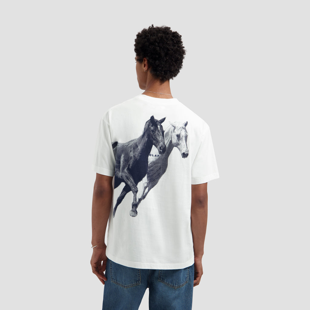 OLAF Horse Tee - Optical White