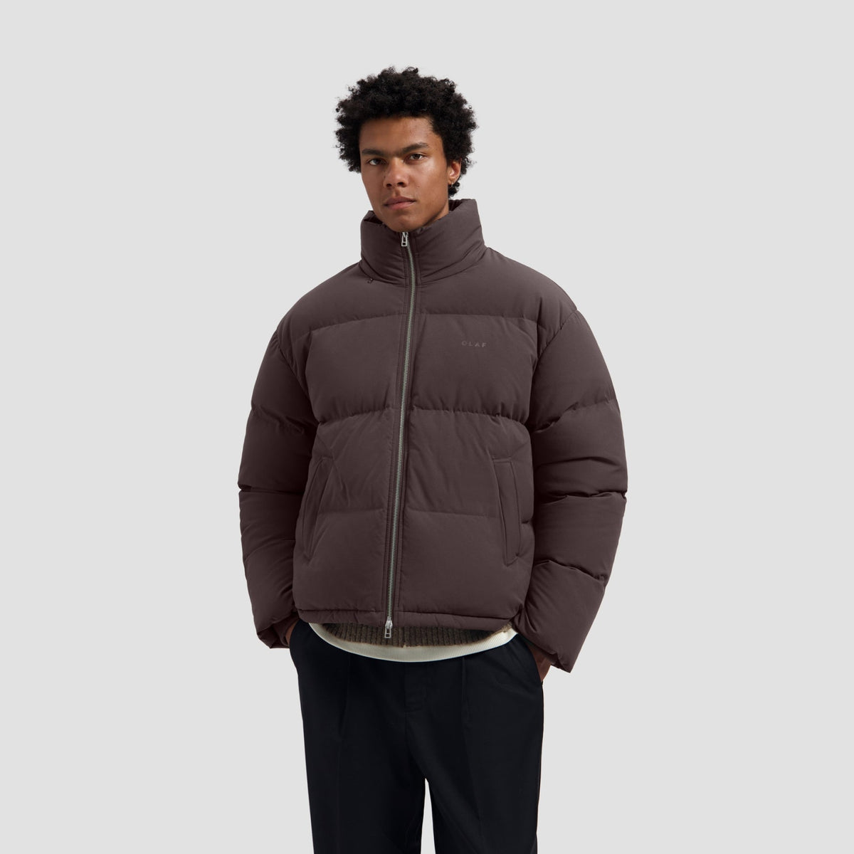 OLAF Puffer Jacket – Chocolate Plum