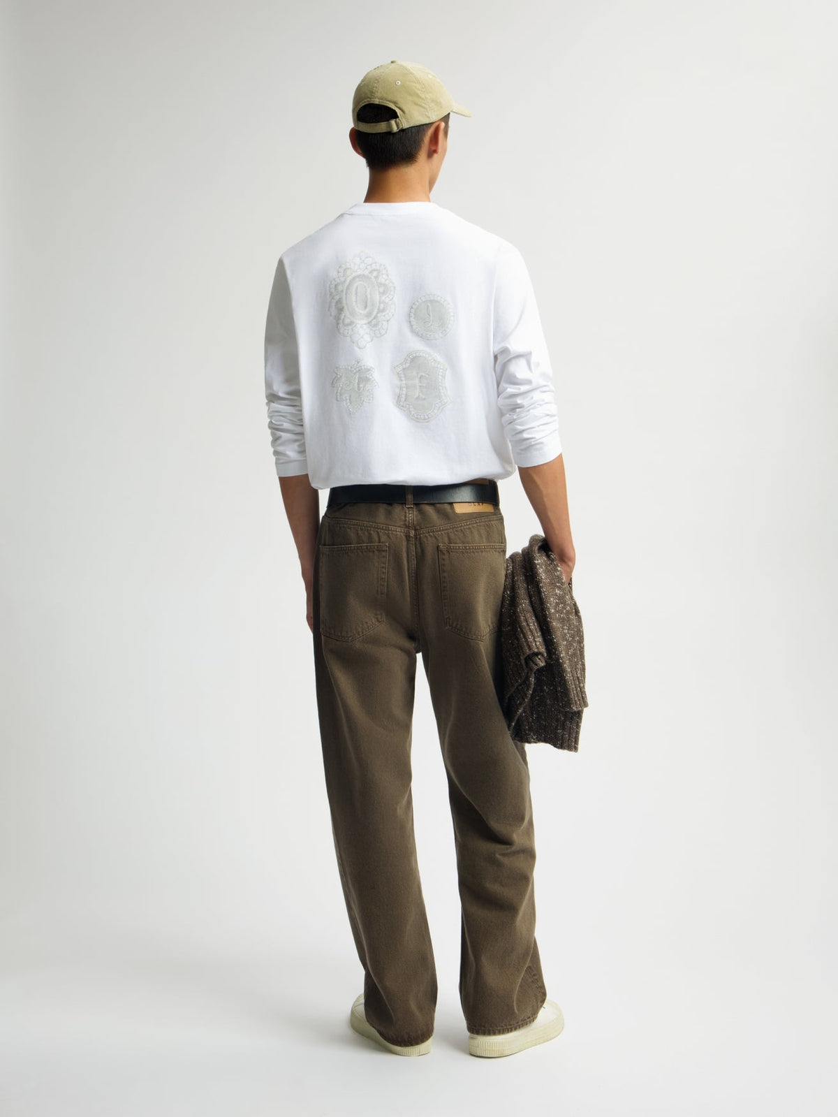 OLAF Doily LS Tee – Optical White – afbeelding 5