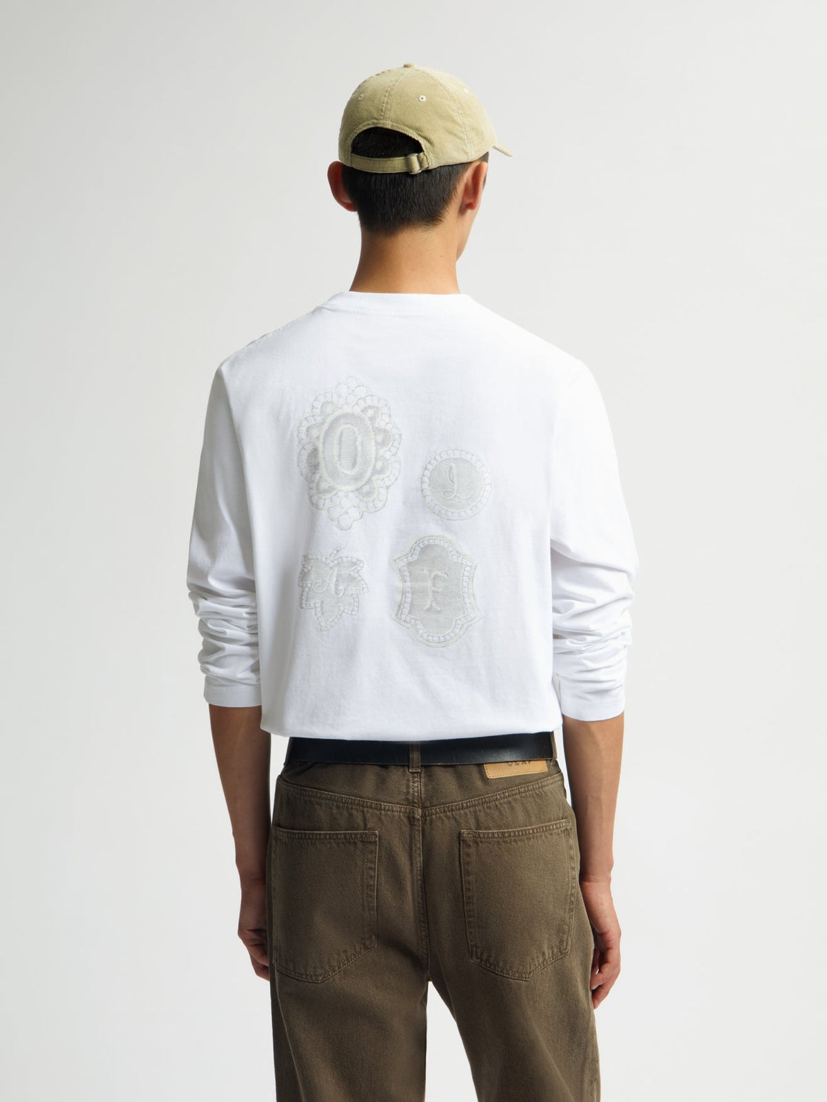 OLAF Doily LS Tee – Optical White