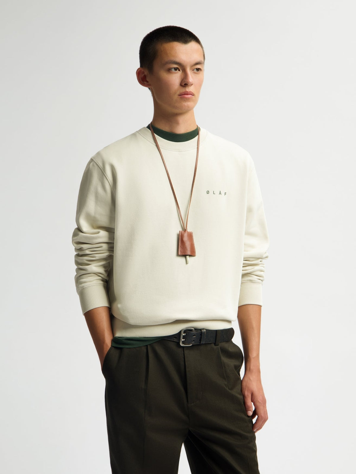 OLAF Doily Face Crewneck – Ancient Scroll