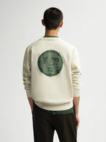 OLAF Doily Face Crewneck – Ancient Scroll – afbeelding 2