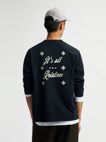 OLAF It's All Relatives LS Tee – Black