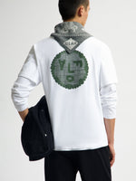 OLAF Doily Face Tee – Optical White – afbeelding 2