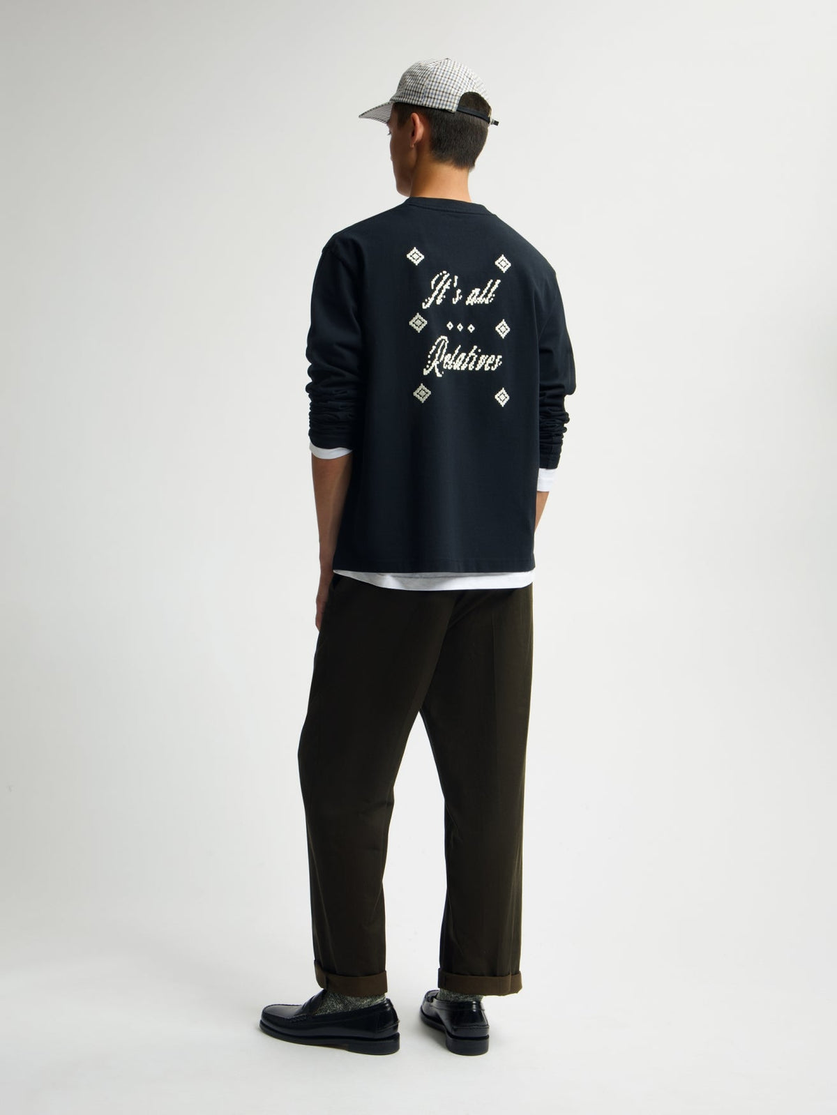OLAF It's All Relatives LS Tee – Black – afbeelding 5