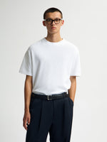 OLAF Ribbed Tee – Optical White