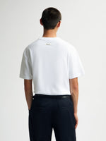 OLAF Ribbed Tee – Optical White – afbeelding 2