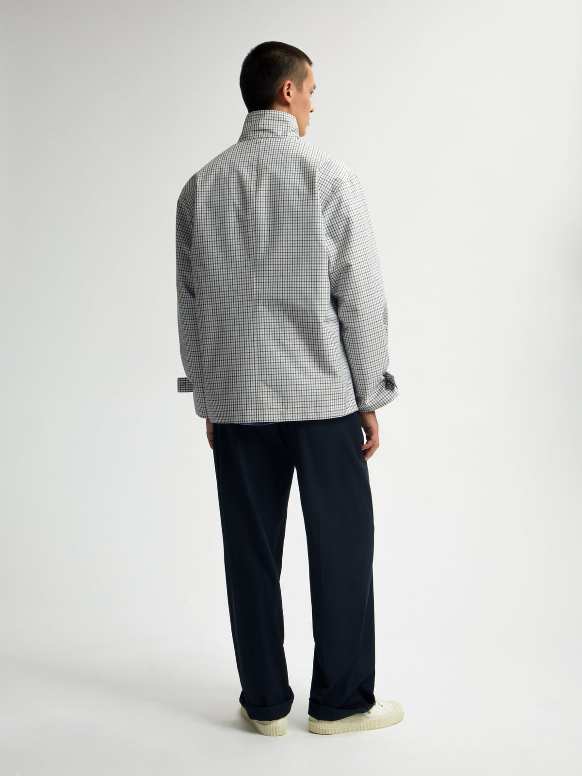 OLAF Oversized Utility Jacket – Bracken / Dusty Blue – afbeelding 5