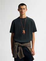 OLAF Ribbed Tee – Charcoal