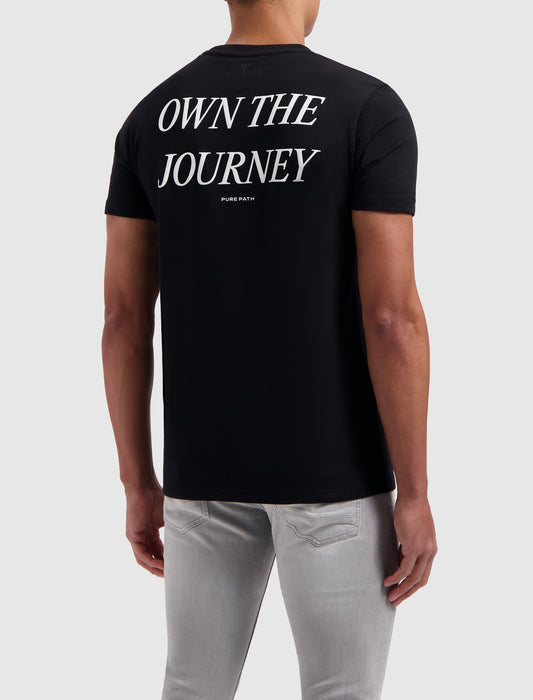 PURE PATH | Own The Journey Tee - Black