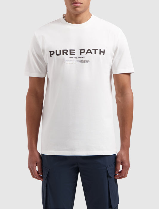 PURE PATH | Signature T-Shirt - White