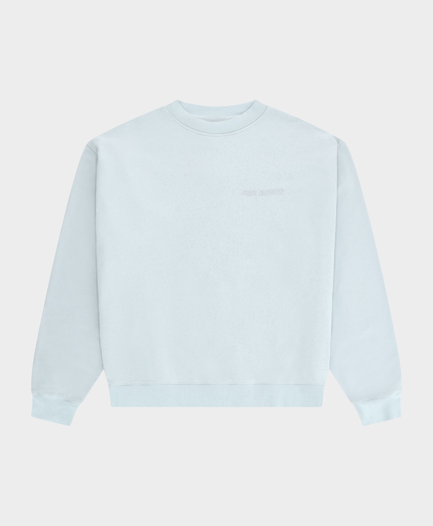 Arbor Antwerp Big Application Crewneck – Baby Blue