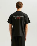 ANGE PROJECTS \ GLASS OF WINE TEE - BLACK