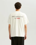 ANGE PROJECTS | GLASS OF WINE TEE - WHITE