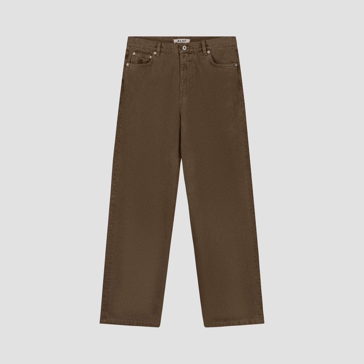 OLAF Washed Twill Regular Pant – Bracken – afbeelding 3