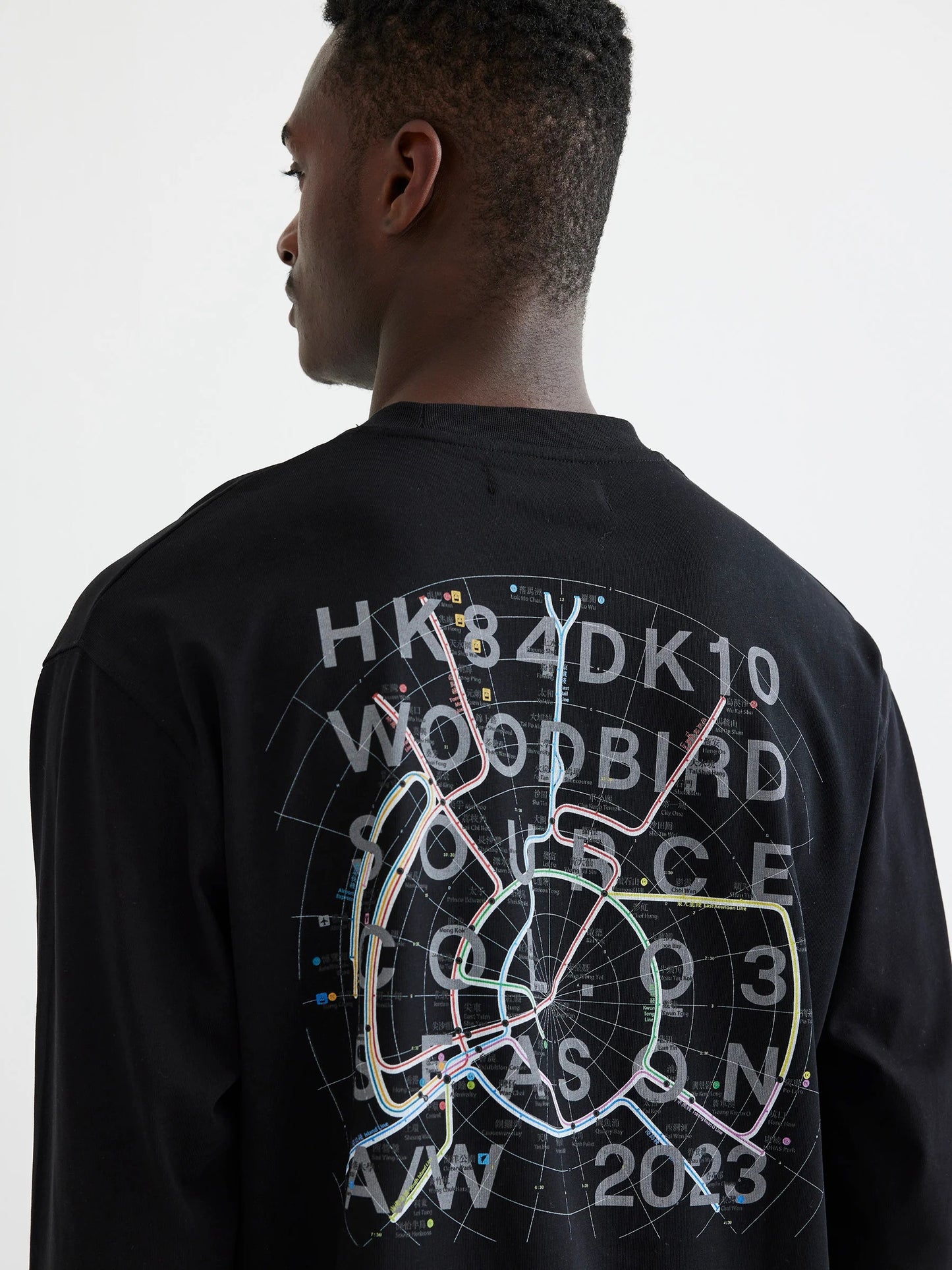 WOODBIRD | Hanes Metro L/S Tee - Black