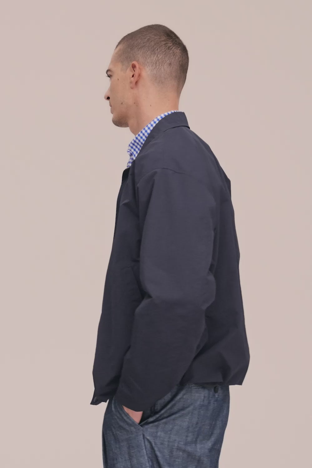 NN07 Fenton Water repellant jacket - Deep Navy