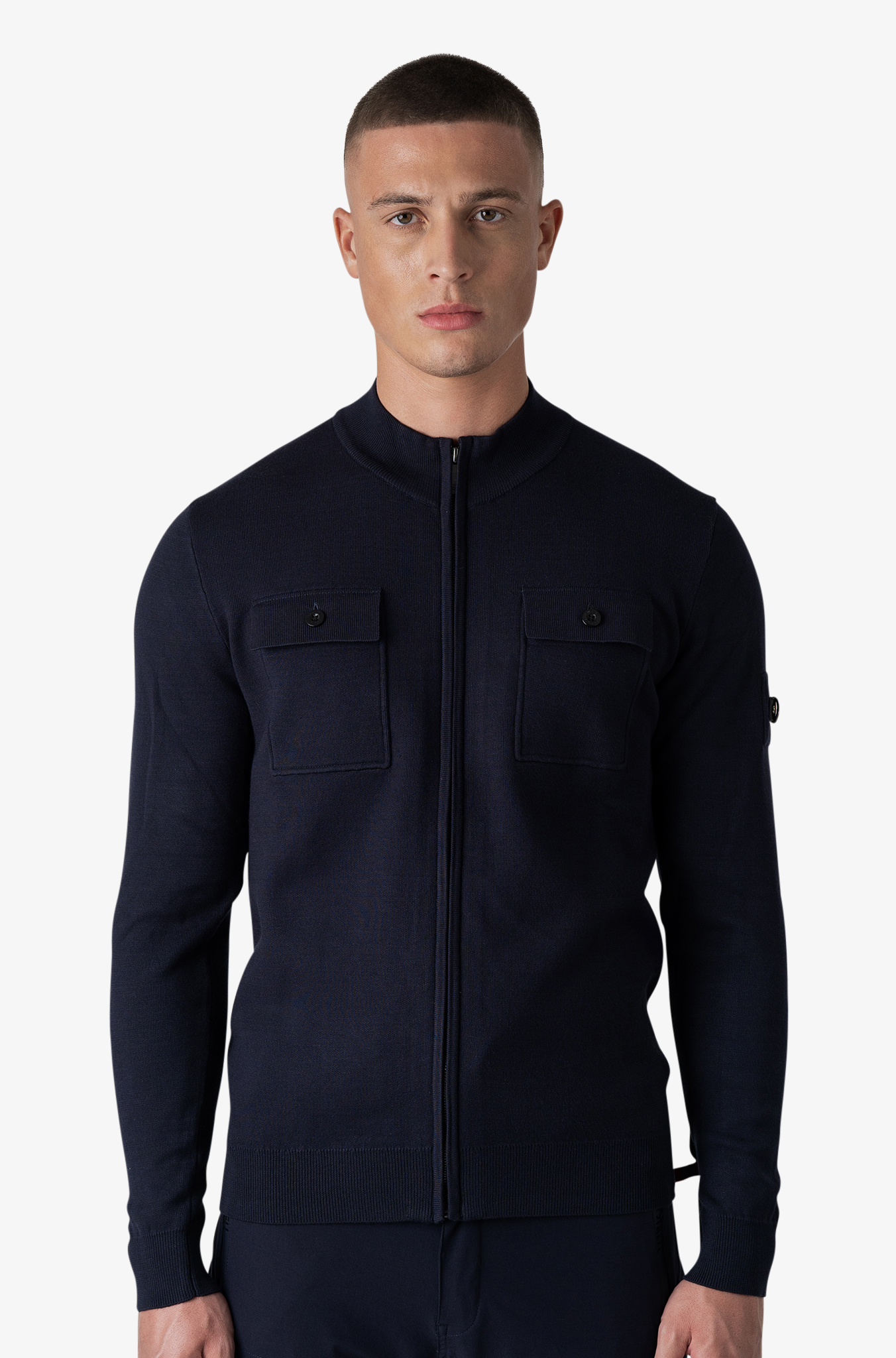 QUOTRELL COUTURE | Fromantel Knitted Vest - Navy