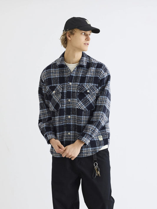 WOODBIRD | BUCK CHECK SHIRT - BLUE