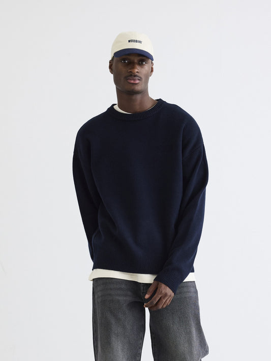 WOODBIRD | KURT BASE KNIT - BLACK