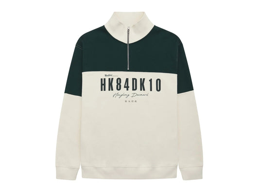 WOODBIRD | LASS HALF ZIP - OFF WHITE